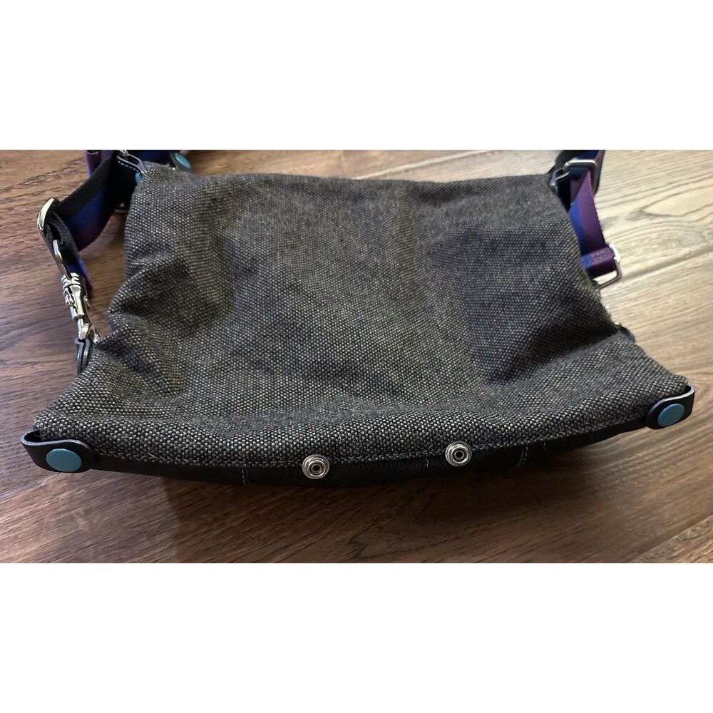Gabs Italia G-Urban M Ruga Tweed Leather Convertible Shoulder Bag - Picture 3 of 8